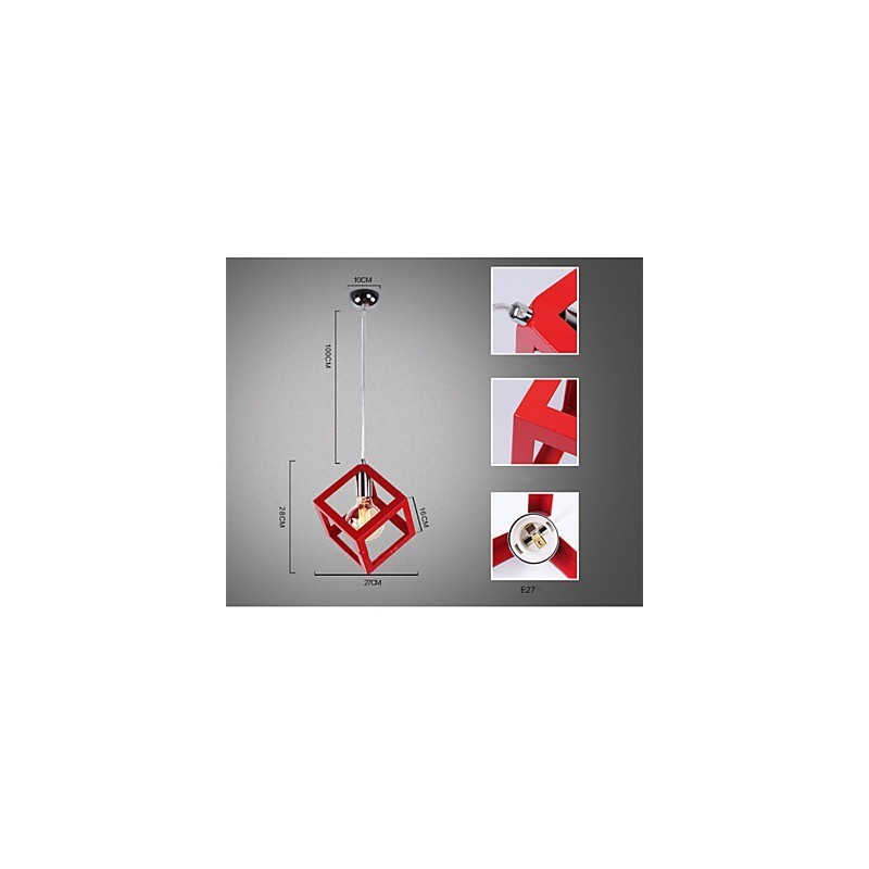 נברשת מתכת ציור בסגנון מיני קלאסי מסורתי