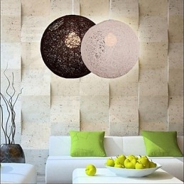 CreativeAmerican Country Creative Cany Art צבע טיפה מנורת צורה כדורית אור