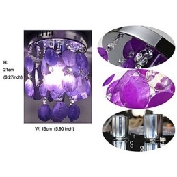 תאורת תליון כרום מודרנית בסגנון מיני עכשווי