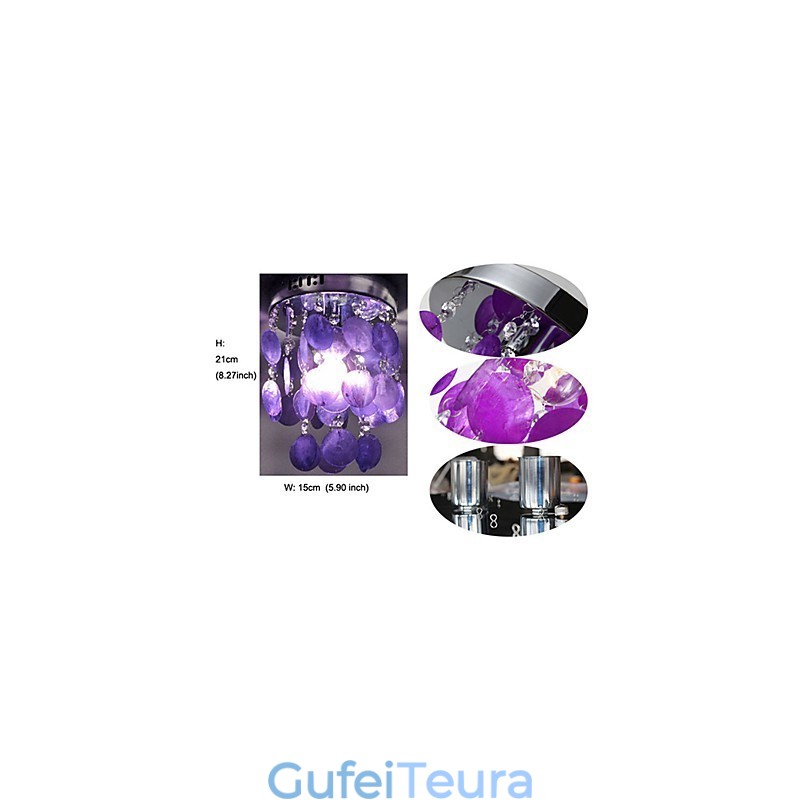 תאורת תליון כרום מודרנית בסגנון מיני עכשווי