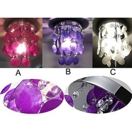 תאורת תליון כרום מודרנית בסגנון מיני עכשווי