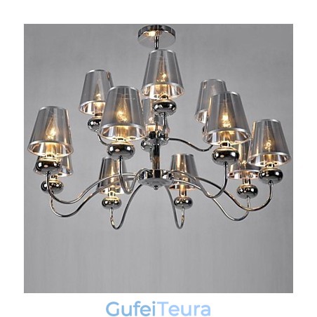 imum מודרני עכשווי מסורתי קלאסי בסגנון מיני כרום מתכת נברשת תליון אור אוכל