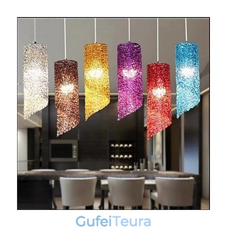 ראש יחיד גלילי עגול ארוך צילינדר אלומיניום מנורות Creative