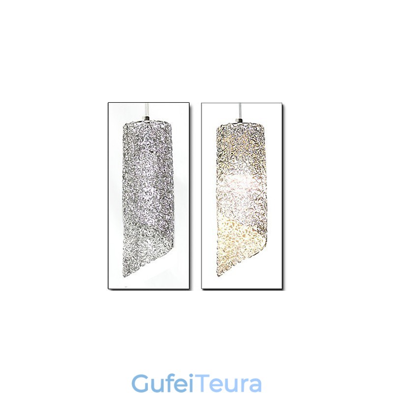 ראש יחיד גלילי עגול ארוך צילינדר אלומיניום מנורות Creative