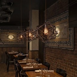 רטרו קלאסי מתכת אורות תקרה פשוט מנורות תליון בית קפה מנורת תליון