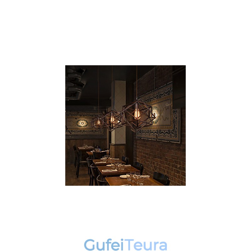 רטרו קלאסי מתכת אורות תקרה פשוט מנורות תליון בית קפה מנורת תליון