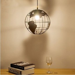 Nordic Modern Simple Earth מנורה תליית ראש יחיד