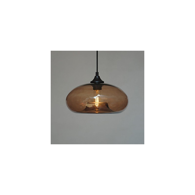 תליון אור מאפיין מודרני 1 עם גוון שקוף