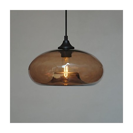 תליון אור מאפיין מודרני 1 עם גוון שקוף