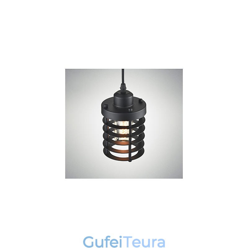 מנורת תקרה רטרו תעשייתי ברזל וינטג' נברשת חנות תליון אור