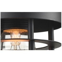 מנורת תקרה רטרו תעשייתי ברזל וינטג' נברשת חנות תליון אור