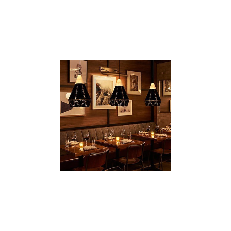 רטרו קלאסי מתכת אורות תקרה מנורות תליון פשוטות בית קפה מנורת תליון