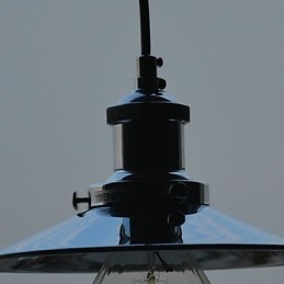 תאורת תליון מתכת כרום מדינה