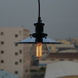 תאורת תליון מתכת כרום מדינה