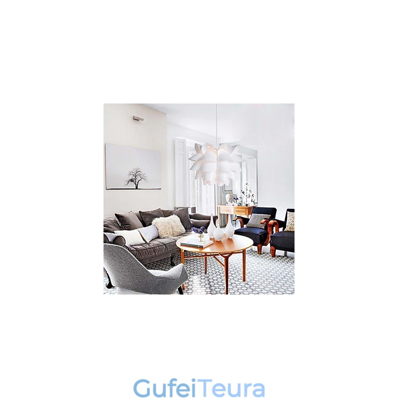 עכשווי וחוזה The Nordic Idea White Lotus Droplight Lamp