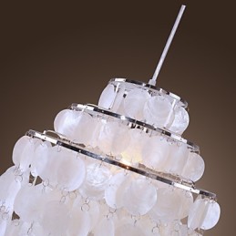 תאורת תליון כרום מודרנית בסגנון מיני עכשווי