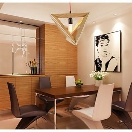 תליון עץ מודרני מנורות תליון פשוטות מנורת תליון בית קפה