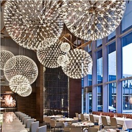 נברשת עכשווית Creative עגול מנורה Droplight Light