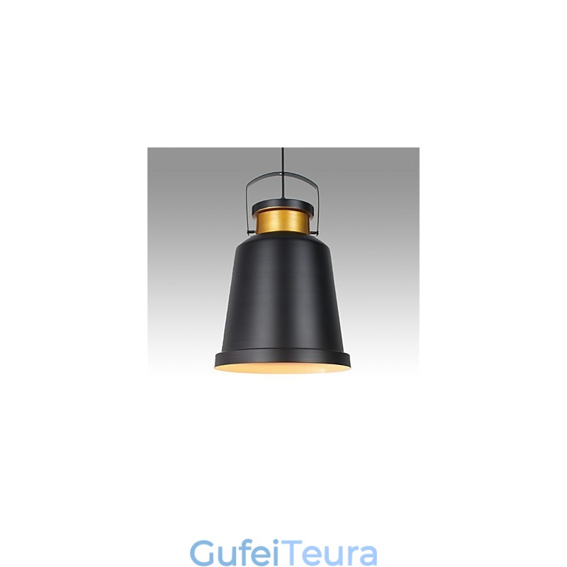 רטרו תליון אור מתכת קפה מנורות תליון