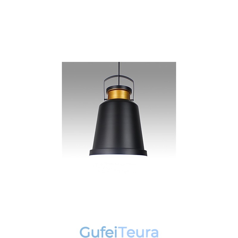 רטרו תליון אור מתכת קפה מנורות תליון