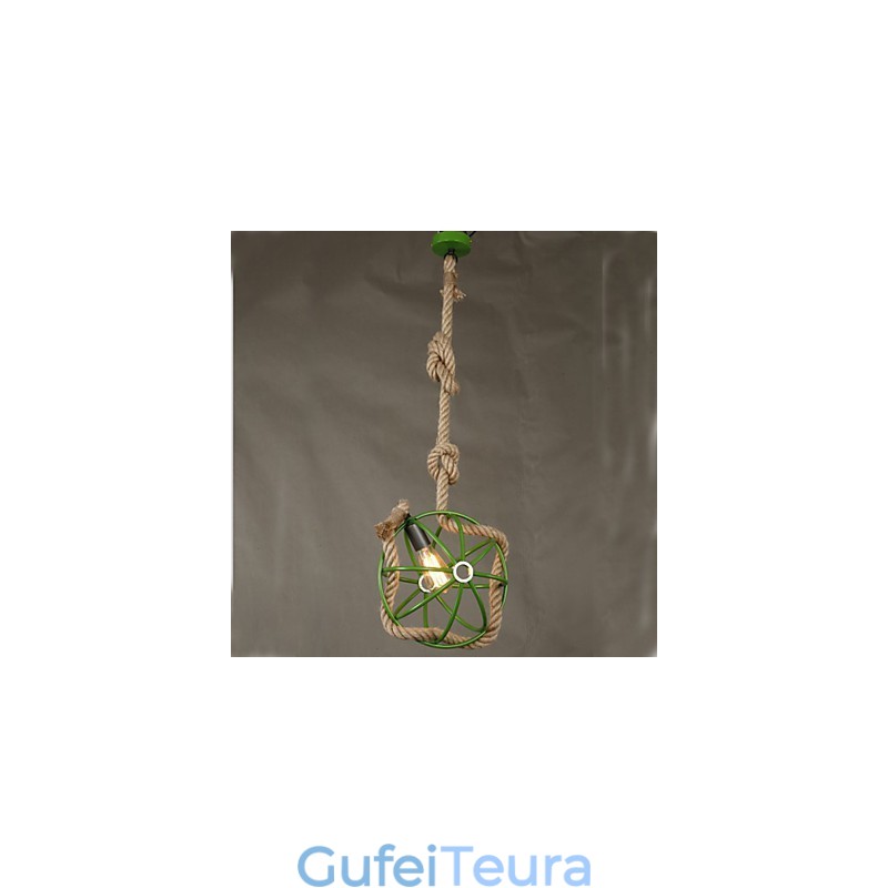 Retro Cafe Art Chandelier Chandelier Rope