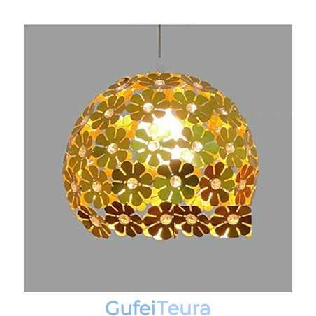 צבע מודרני כדור פרח שזיף ראש יחיד טיפת קריסטל