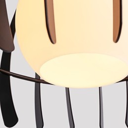 תאורת תליון מתכת מודרנית מודרנית