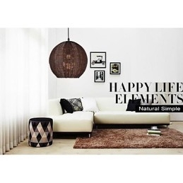 תאורת תליון מתכתית מודרנית עכשווית פנס מדינה גלובוס מתכת