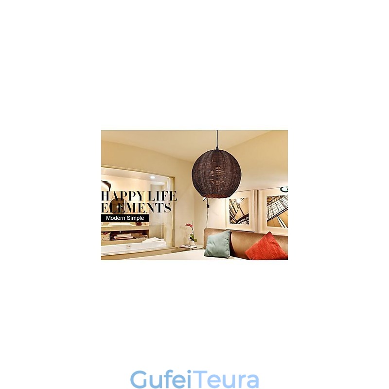 תאורת תליון מתכתית מודרנית עכשווית פנס מדינה גלובוס מתכת