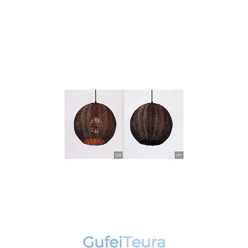 תאורת תליון מתכתית מודרנית עכשווית פנס מדינה גלובוס מתכת