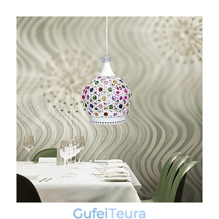 סגנון תליון אור קריסטל מכווץ מנורות מודרניות