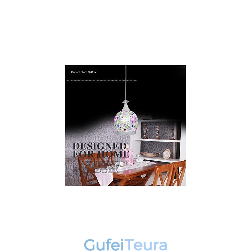 סגנון תליון אור קריסטל מכווץ מנורות מודרניות