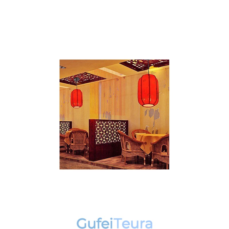 Archaize עור כבש אדום פנסים מרפסת Droplight מנורה אור