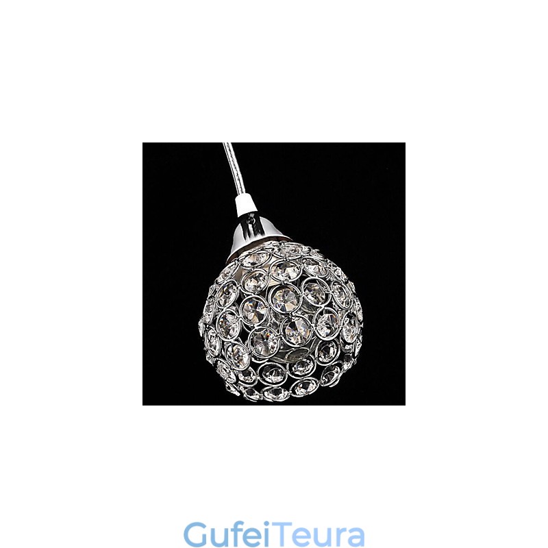 תליון מתכת מודרני מודרני קריסטל מצופה אלקטרו