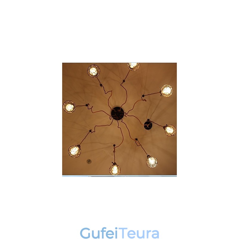 תליון פרח יופי אמריקאי קאנטרי רטרו 8 ראשים