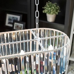 אור תליון מתכת מודרני עכשווי בסגנון מיני בחוץ