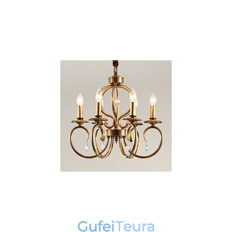 נברשת תליון אור בסגנון מיני מתכת קלאסית מסורתית