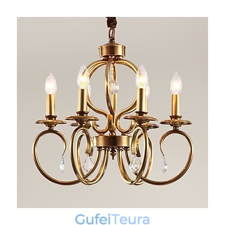 נברשת תליון אור בסגנון מיני מתכת קלאסית מסורתית