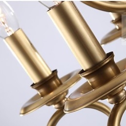 נברשת תליון אור בסגנון מיני מתכת קלאסית מסורתית