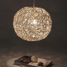 Cany Art מנורה כפרית Chinlon Droplight Droplight מנורה