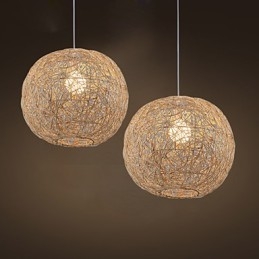 Cany Art מנורה כפרית Chinlon Droplight Droplight מנורה