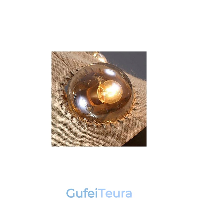 ציור כפרי נברשת מתכת תליון LightBedroom