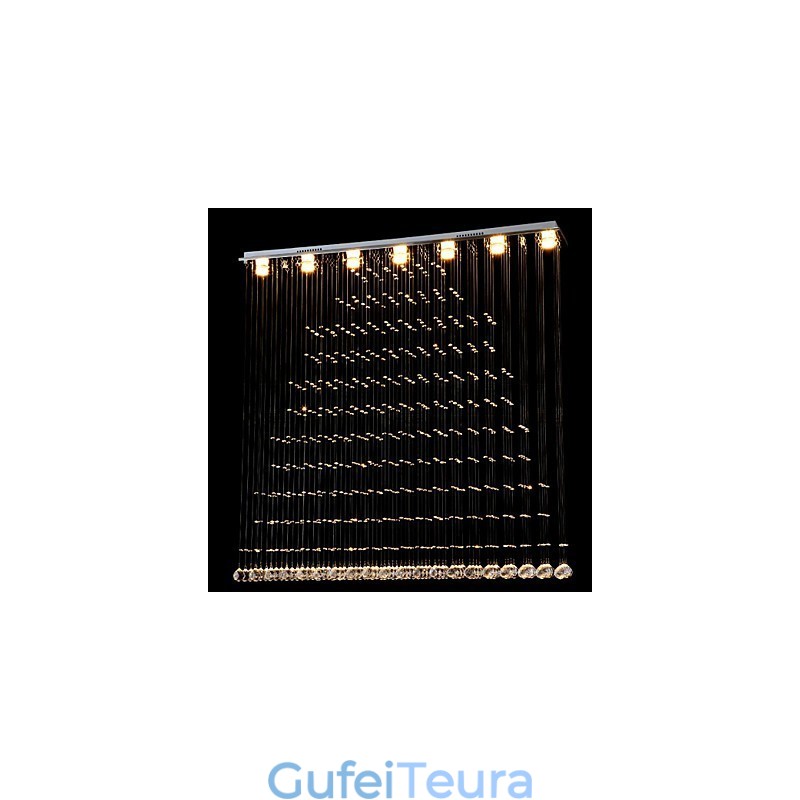 K9 תליון קריסטל מנורת תליית חוט נברשת תאורת תקרה אור בית קפה מקורה