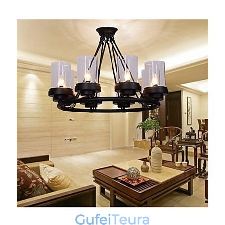 אורות תליון מיני סטייל כפרי לודג' וינטג' מתכת