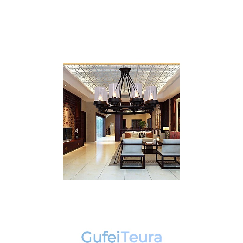 אורות תליון מיני סטייל כפרי לודג' וינטג' מתכת