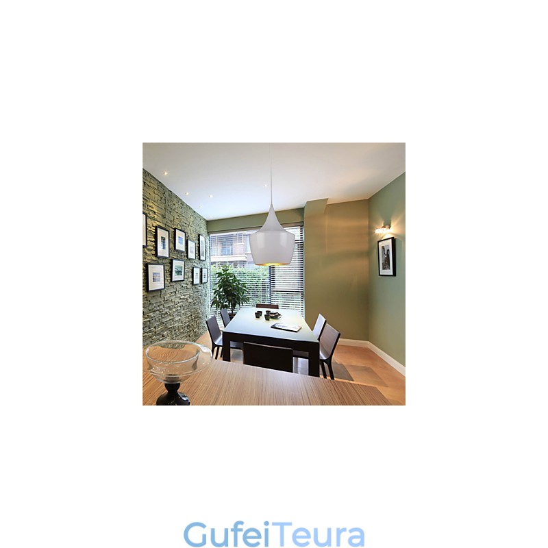 תאורת תליון רטרו וינטג' טום דיקסון עיצוב שחור לבן סוג מנורות תליון בית קפה