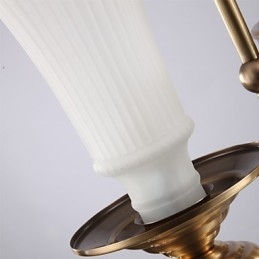 אורות תליון קריסטל מיני בסגנון מתכת קלאסית מסורתית