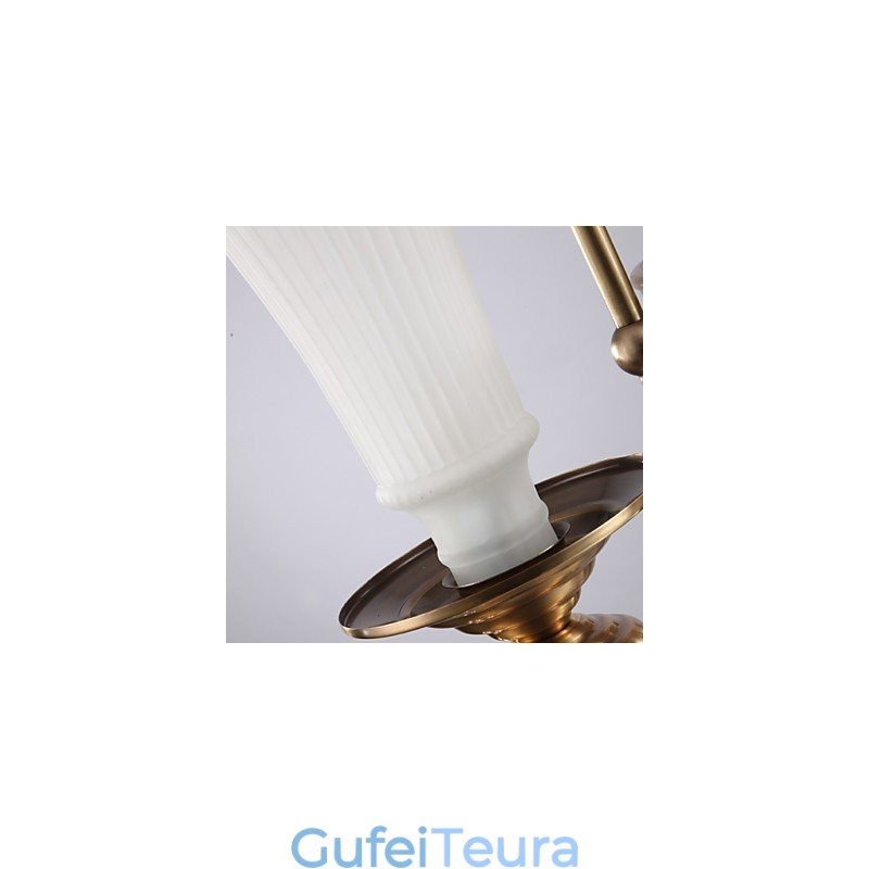 אורות תליון קריסטל מיני בסגנון מתכת קלאסית מסורתית