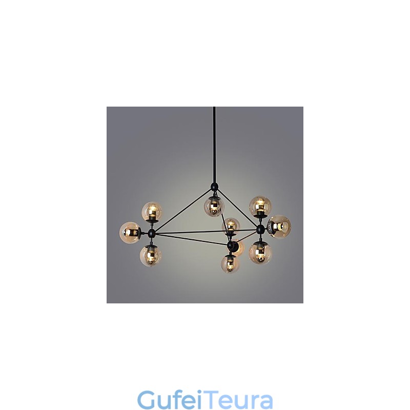 אורות תליון 10 אור פשוט מודרני אומנותי