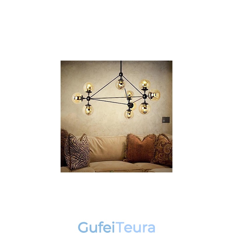 אורות תליון 10 אור פשוט מודרני אומנותי